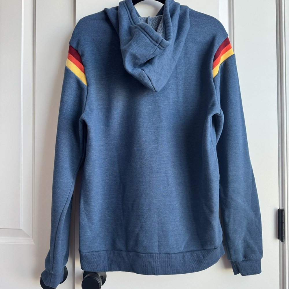 Marine Layer Retro Sunset Stripe Hoodie - Size L - Picture 2 of 5